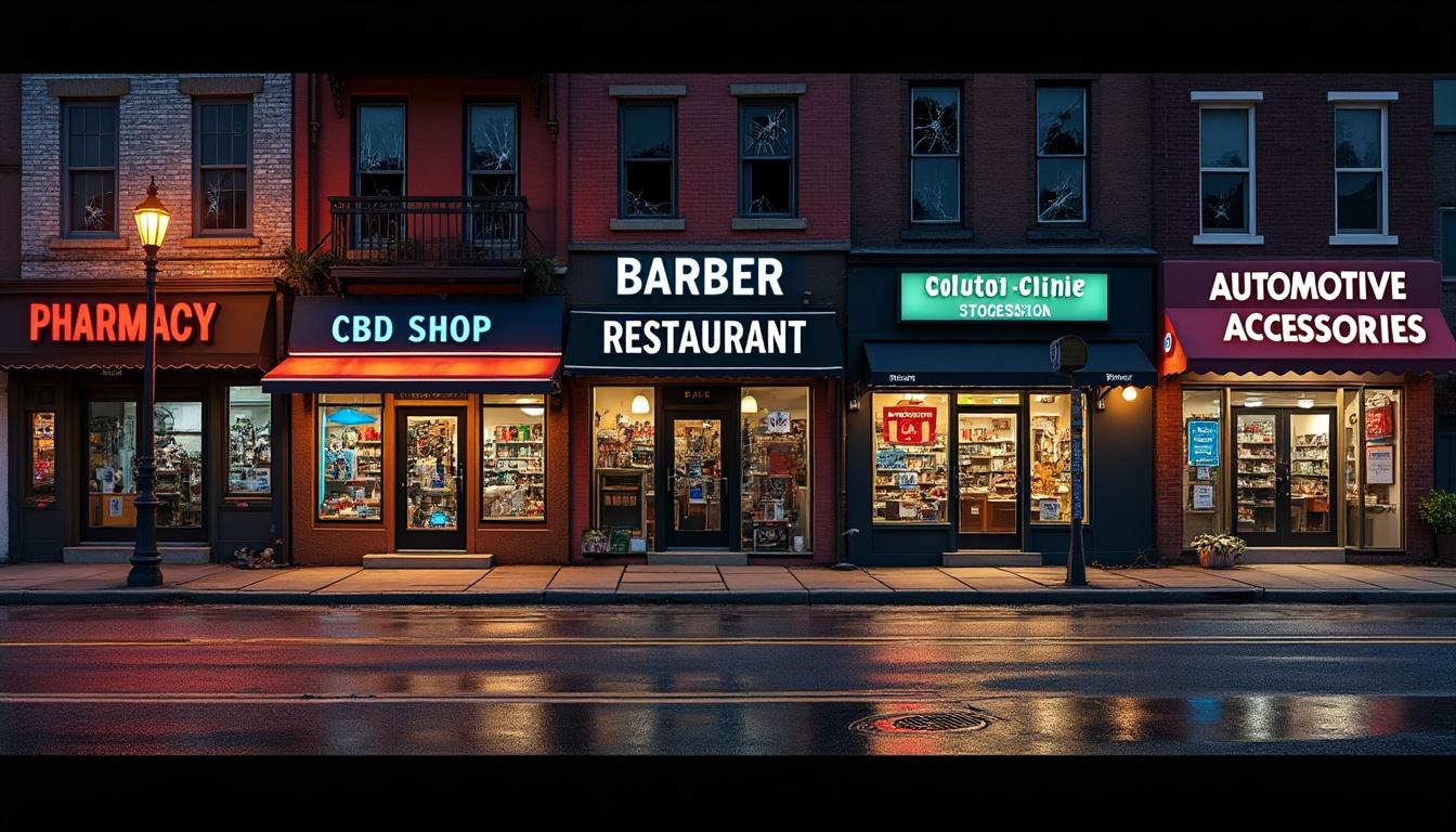 découvrez comment les cambrioleurs ciblaient une grande diversité de commerces, des pharmacies et boutiques cbd aux barbiers, restaurants, et même des accessoires auto, illustrant une recrudescence de vols variés.