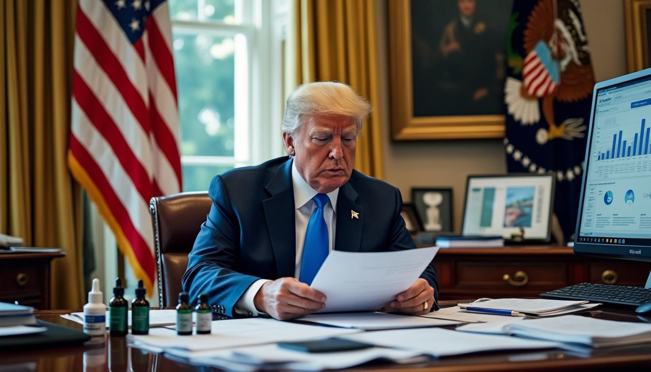 trump annonce le lancement d’un programme pilote visant à permettre le remboursement des traitements au cbd par medicare, une avancée majeure pour les patients bénéficiant de cette thérapie.