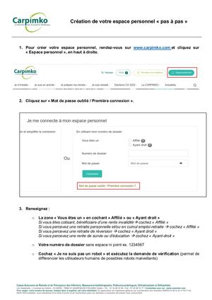 accédez facilement à votre espace personnel carpimko pour gérer vos informations, suivre vos cotisations et consulter vos droits en toute sécurité.
