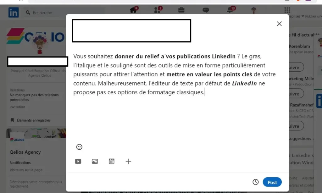découvrez comment utiliser le gras sur linkedin pour améliorer la visibilité de vos posts et attirer plus d'engagement sur vos publications professionnelles.